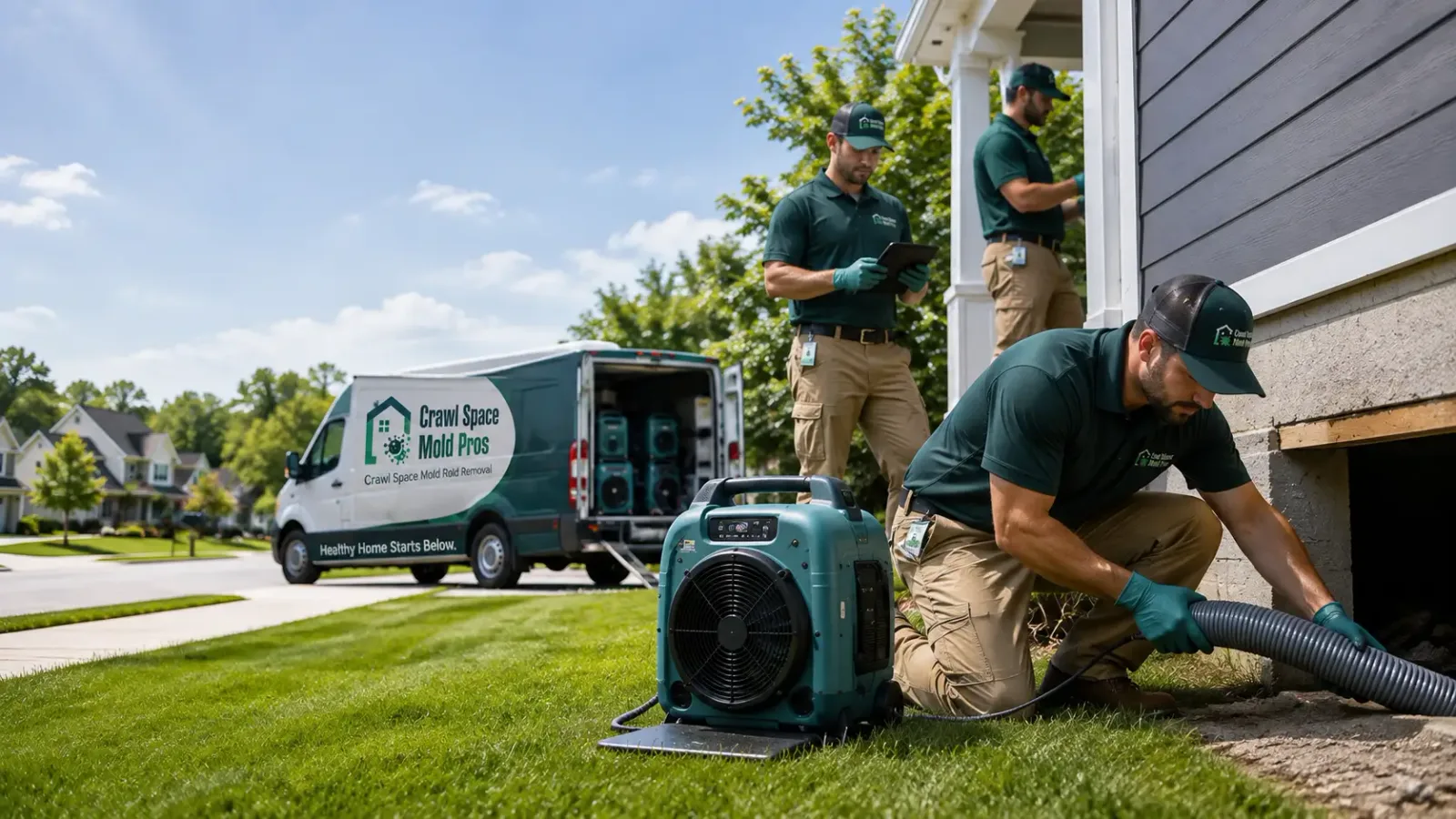 Crawl Space Mold Removal in Henry, TN